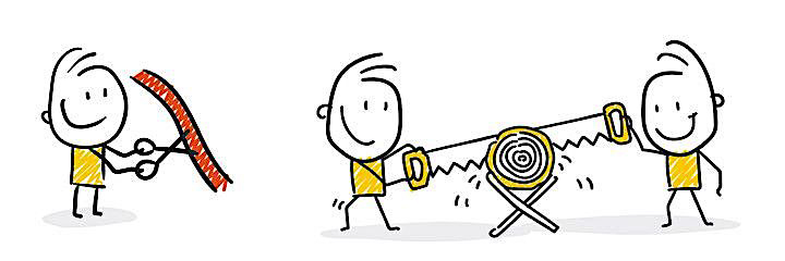 Wir wollen durch unsere Arbeit schöne und sinnvolle Produkte herstellen. Die wollen wir verkaufen und so einen Beitrag für alle leisten.